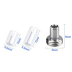 Replacement Parts For Fiber Optic Visual Fault Locator, 10pcs Metal Head Connector, 10pcs 5mm Ceramic Core, 10pcs 7mm Ceramic Core