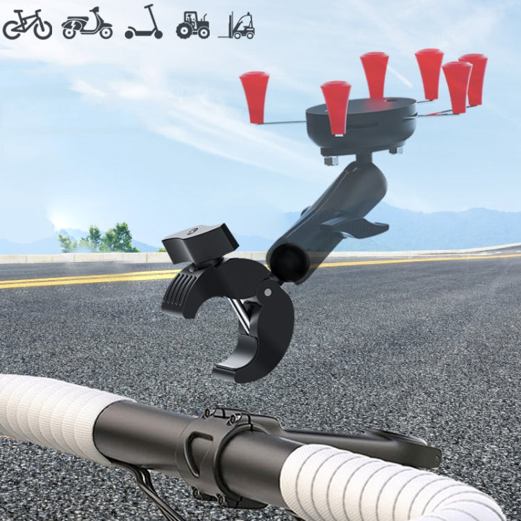 Camera Phone Holder Ball Head Base Live Riding Shooting Handlebar Rotating Clamp, Quick Release Ball Base