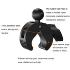 Camera Phone Holder Ball Head Base Live Riding Shooting Handlebar Rotating Clamp, Quick Release Ball Base