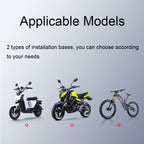 Rotatable Bicycle and Motorcycle Anti-shake Fixed Mobile Phone Holder with Sun Visor, Classic Model, Universal Model