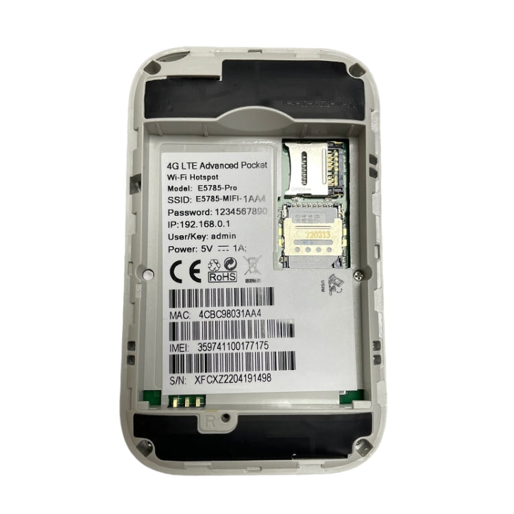 4G Mobile WIFI Pocket Hotspot LCD Sim Card Router, E5785-PRO Eurasian Edition, E5785-PRO Global Edition