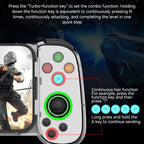 D7 BT5.0 Retractable Gamepad With Light For PC / Android / IPhone /Win7 10 11/Mac OS/Switch, D7 (Black), D7 (White), D7 (Purple)
