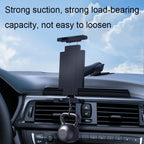 Widened Double-stretch Rotating Suction Cup General Car Bracket, Metal Clamp Arm