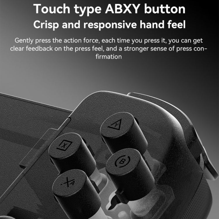 D6  Bluetooth Retractable Gamepad Dual Hall Six-Axis Somatosensory For Android/IPhone /Switch, D6 Black, D6 White Black, D6 White Red