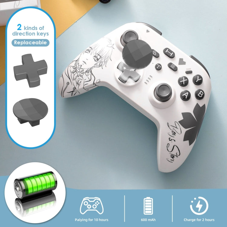 N2 Wireless 2.4G Controller Gamepad For XBOX One/One S/One X/Series S/Series X/PC Windows, Black, White, Comic Boy