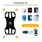 Removable Bicycle Cell Phone Holder For 4.5-7 Inch Phones, Four Claws Black, Eight Claws Black