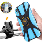 Removable Bicycle Cell Phone Holder For 4.5-7 Inch Phones, Four Claws Black, Eight Claws Black