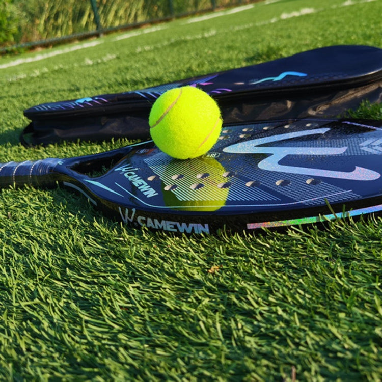 CAMEWIN 3K Carbon Fiber Rough Surface Beach Tennis Racket With Cover Bag
