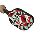 CAMEWIN  Carbon Fiber Pickleball Racket Set Include 2 Paddles+4 Balls+4 Hand Glue+1 Cover Bag