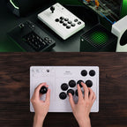 8Bitdo Wireless 2.4G Arcade Stick For XBOX Series X / S / XBOX One / Windows 10, 2.4G (White), 2.4G (Black)