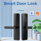 C91 Tuya Smart WiFi Password Fingerprint Electronic Door Lock, C91 Black, C91 Silver, C91 Bronze
