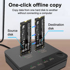 M.2 SATA Hard Disk Duplicator Solid State Drive SSD Mobile Hard Drive Enclosure, DK300