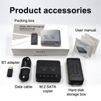 M.2 SATA Hard Disk Duplicator Solid State Drive SSD Mobile Hard Drive Enclosure, DK300