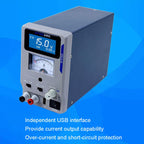 USB Digital Variable Adjustable Laboratory DC Power Supply For Mobile Repair, EU Plug, ATTEN APS22-5A 22V 5A, ATTEN APS15-3A 15V 3A