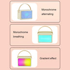 Portable RGB Lighting Effect Bluetooth Speaker Home Mini Karaoke Audio, Speaker, Single Microphone+Speaker, Dual Microphone+Speaker
