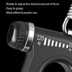 Electronic Counting Hand Grip Strengthener 10-120kg Wrist Expander Finger Exerciser for Trainers Muscle Recovery