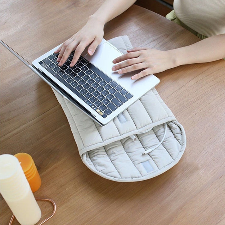 Flat Cotton Embroidery Inner Bag Lightweight Space Cotton Protective Case, 9.7-11 inch, 12.9-13.3 inch, 15.6-16 inch