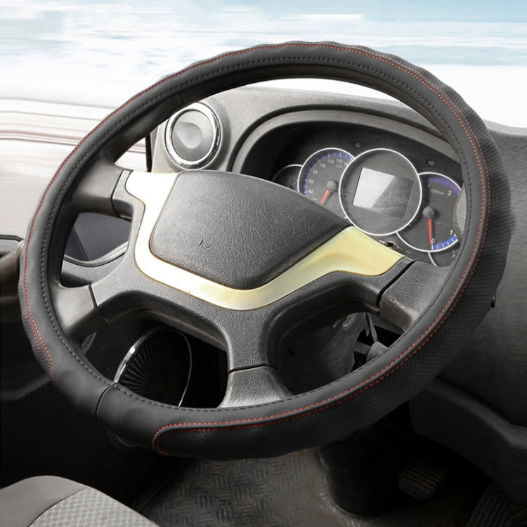 Leather Truck Steering Wheel Cover, 40cm, 42cm, 45cm, 47cm, 50cm
