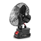 HILDA Portable Powerful Fan Outdoor Hair Dryer, With EU Plug Adaptor, 6 inch With 1 Battery (1500mAh), 6 inch With 2 Battery (1500mAh), 6 inch With 1 Battery (3000mAh), 6 inch With 2 Battery (3000mAh), 8 inch With 1 Battery (1500mAh)                   ...