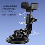 Car Suction Cup Mobile Phone Navigation Live Broadcast Shooting Bracket, Without Bluetooth, With Bluetooth
