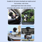 Car Suction Cup Mobile Phone Navigation Live Broadcast Shooting Bracket, Without Bluetooth, With Bluetooth