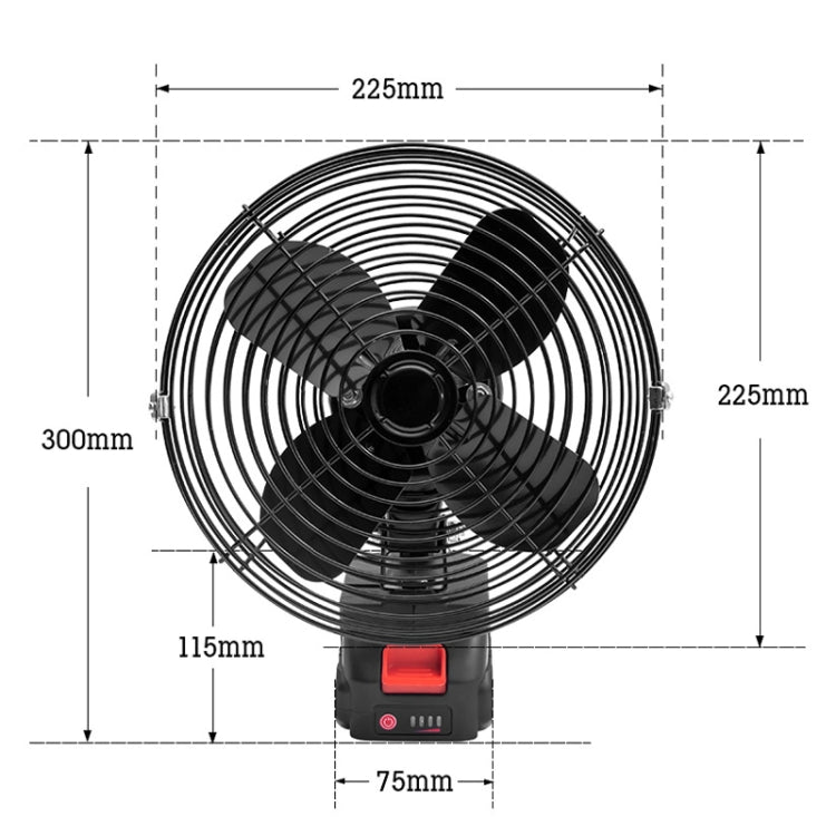 HILDA Portable Powerful Fan Outdoor Hair Dryer, With US Plug Adaptor, 6 inch With 1 Battery(1500mAh), 6 inch With 2 Battery(1500mAh), 6 inch With 1 Battery(3000mAh), 6 inch With 2 Battery(3000mAh), 8 inch With 1 Battery(1500mAh)                        ...