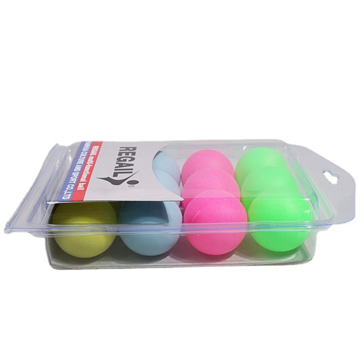 REGAIL 12pcs/box Colorful Plastic Table Tennis Balls