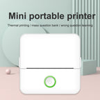X6 200DPI Student Homework Printer Bluetooth Inkless Pocket Printer, Pink Printer Paper x1, White Printing Paper x1, Pink Printing Paper x5, White Printing Paper x5, Pink Sicker x5, White Sticker x5, Pink 5 Printer Paper+5 Stickers                     ...