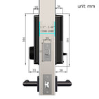 C87 Automatic Fingerprint Lock Entry Door Password Smart Lock, C87 Black