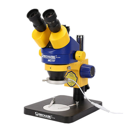 Trinocular Stereo Microscope Industrial Grade Can Connect To HD Display, MECHANIC MC-75TB1, MECHANIC MC-75TimatX
