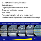 Trinocular Stereo Microscope Industrial Grade Can Connect To HD Display, MECHANIC MC-75TB1, MECHANIC MC-75TimatX
