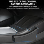 For Tesla Model Y / 3 Center Side Storage Box Side Organizer Saddle Box Interior Modification Accessories, Center Side Storage Box