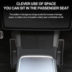 For Tesla Model Y / 3 Center Side Storage Box Side Organizer Saddle Box Interior Modification Accessories, Center Side Storage Box