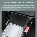 For Tesla Model Y / 3 Center Side Storage Box Side Organizer Saddle Box Interior Modification Accessories, Center Side Storage Box