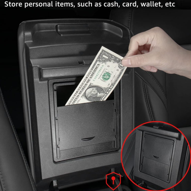 For Tesla Model Y / 3  Armrest Hidden Storage Box Central Control Storage Box, Armrest Hidden Storage Box