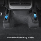 4pcs /Set For Tesla Model Y / 3 Seat Slide Anti Kick Plug Pulley Protective Cover Interior Modification Accessories