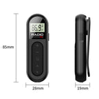 Mini Pocket FM Radio Collar Clip Style Rechargeable Walkman For Conference Tour Guide Horse Racing