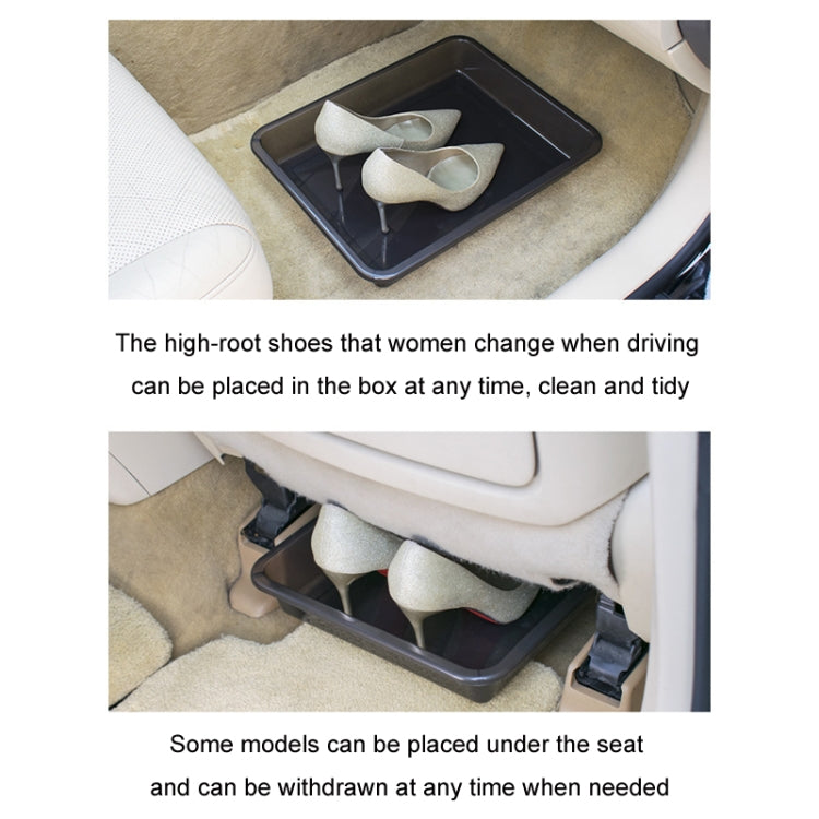 Car Seat Storage Shoe Box Multifunctional Trunk Umbrella Storage Tray, Large, Small