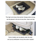 Car Seat Storage Shoe Box Multifunctional Trunk Umbrella Storage Tray, Large, Small
