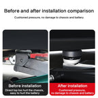 For Tesla Model Y / 3 Jack Underbody Shock Absorbing Rubber Mat, 4 pcs /Pack+Storage Bag, Single Pad