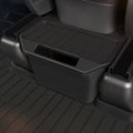 For Tesla Model Y Garbage Can Bin Accessories Rear Center Console Storage Box Organizer, White, Black