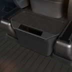 For Tesla Model Y Garbage Can Bin Accessories Rear Center Console Storage Box Organizer, White, Black