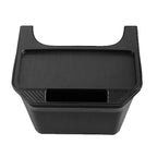 For Tesla Model Y Garbage Can Bin Accessories Rear Center Console Storage Box Organizer, White, Black