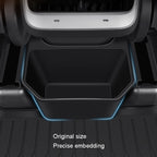 For Tesla Model Y Garbage Can Bin Accessories Rear Center Console Storage Box Organizer, White, Black