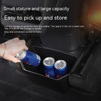 For Tesla Model Y Garbage Can Bin Accessories Rear Center Console Storage Box Organizer, White, Black