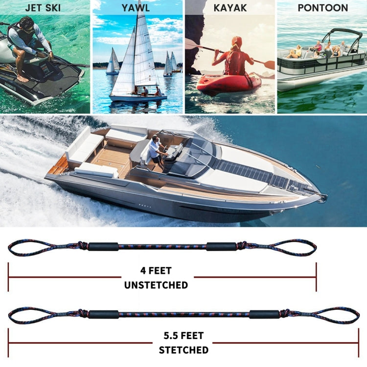 Marina Yacht Elastic Rubber Elastic Rope Motorboat Mooring Anchor Rope