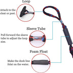 Marina Yacht Elastic Rubber Elastic Rope Motorboat Mooring Anchor Rope