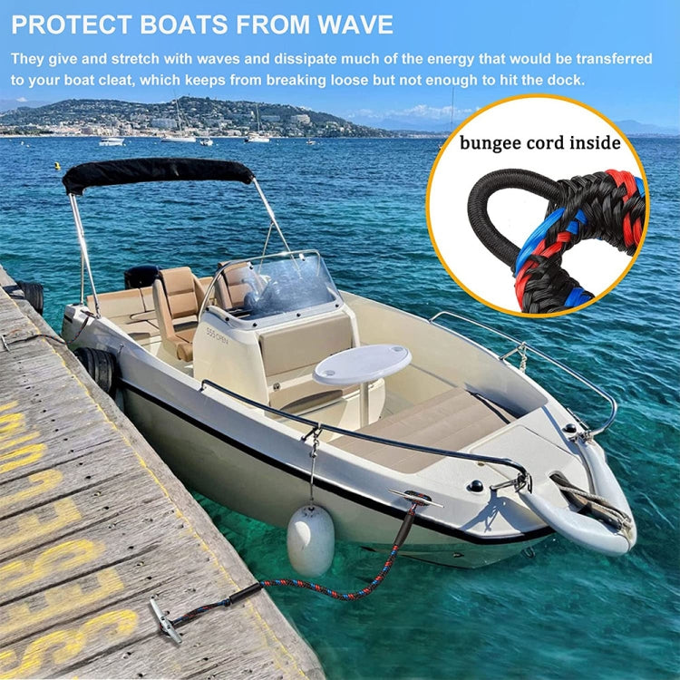 Marina Yacht Elastic Rubber Elastic Rope Motorboat Mooring Anchor Rope