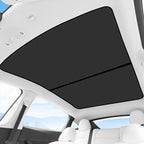 For Tesla Model Y Ice Crystal Sunshade Car Roof Front And Rear Sunroof Shade, 2pcs /Set, 3pcs /Set, 4pcs /Set, 5pcs /Set