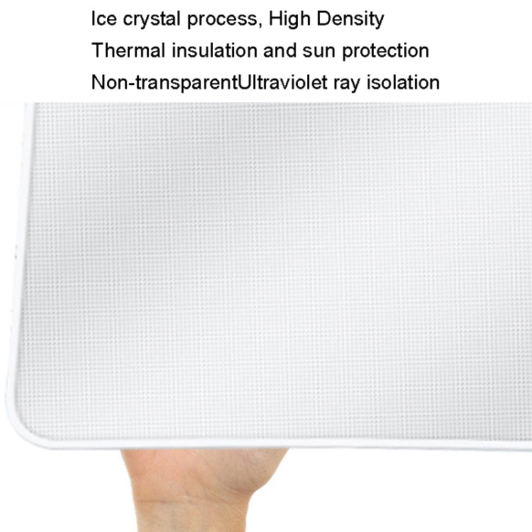 For Tesla Model Y Ice Crystal Sunshade Car Roof Front And Rear Sunroof Shade, 2pcs /Set, 3pcs /Set, 4pcs /Set, 5pcs /Set